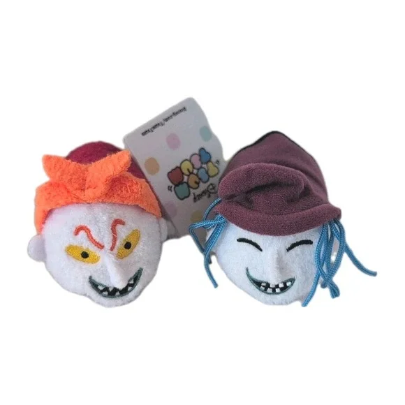 New Disney Tsum Tsum Mini Plush 3.5 Nightmare Before Christmas Shock & Lock - Picture 1 of 2